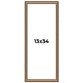 thumbnail image 1 of 13x34 Frame Gold Real Wood Picture Frame Width 1.25 inches | Interior Frame Depth 0.5 inches |, 1 of 8