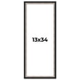 thumbnail image 1 of 13x34 Frame Silver Real Wood Picture Frame Width 1.25 Inches | Interior Frame Depth 0.75 Inches |, 1 of 8
