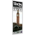 thumbnail image 1 of 13x34 Frame White Solid Wood Picture Frame Includes UV Acrylic Shatter Guard Front, Acid Free Foam, 1 of 7