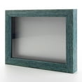 thumbnail image 1 of 13x34 Shadow Box Frame Farm Blue Real Wood with a Silver Acid-Free Backing | 13/16" of Usuable, 1 of 7