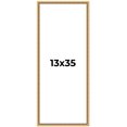 thumbnail image 1 of 13x35 Frame Beaded Gold Solid Wood Picture Frame | 0.75 Inches Moulding Width | Liscio Oro, 1 of 8