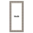 thumbnail image 1 of 13x35 Frame Grey Real Wood Picture Frame Width 2.75 Inches | Interior Frame Depth 0.5 Inches |, 1 of 8
