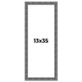 thumbnail image 1 of 13x35 Frame Silver Black Rustic Sonoma Solid Wood Picture Frame | 1.5 Inch Moulding Width |, 1 of 8