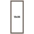 thumbnail image 1 of 13x35 Frame Silver Real Wood Picture Frame Width 1.25 Inches | Interior Frame Depth 0.5 Inches |, 1 of 8