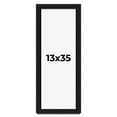 thumbnail image 1 of 13x35 Shadow Box Black Solid Wood Display Picture Frame | 1 Inch Rabbet Depth | | 1.375 Inch, 1 of 4