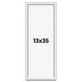 thumbnail image 1 of 13x35 Shadow Box Silver Brushed Striped Display Frame | 1.625 Inches Deep | 1 Inch Moulding Width |, 1 of 8