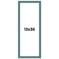 thumbnail image 1 of 13x36 Frame Blue Rustic Barnwood Solid Wood Picture Frame Width 1.25 Inches | Interior Depth 0.5, 1 of 8