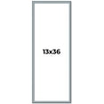 thumbnail image 1 of 13x36 Frame Blue Scuffed Farm Board Solid Wood Picture Frame Width 0.75 Inches | Interior Depth 0.5, 1 of 8