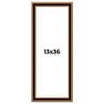 thumbnail image 1 of 13x36 Frame Gold Brown Plein Air Vintage Solid Wood Picture Frame | 1.75 Inches Moulding Width |, 1 of 8
