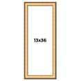 thumbnail image 1 of 13x36 Frame Gold Plein Aire Solid Wood Picture Frame Width 2 Inches | Interior Frame Depth 0.5, 1 of 8