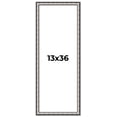 thumbnail image 1 of 13x36 Frame Silver Real Wood Picture Frame Width 1.125 Inches | Interior Frame Depth 0.5 Inches |, 1 of 8