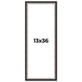 thumbnail image 1 of 13x36 Frame Silver Real Wood Picture Frame Width 1.25 Inches | Interior Frame Depth 0.75 Inches |, 1 of 8