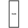 thumbnail image 1 of 13x38 Frame Black Real Wood Picture Frame Width 1.25 inches | Interior Frame Depth 0.5 inches |, 1 of 8