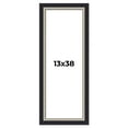 thumbnail image 1 of 13x38 Frame Black Real Wood Picture Frame Width 2.25 Inches | Interior Frame Depth 0.5 Inches |, 1 of 8
