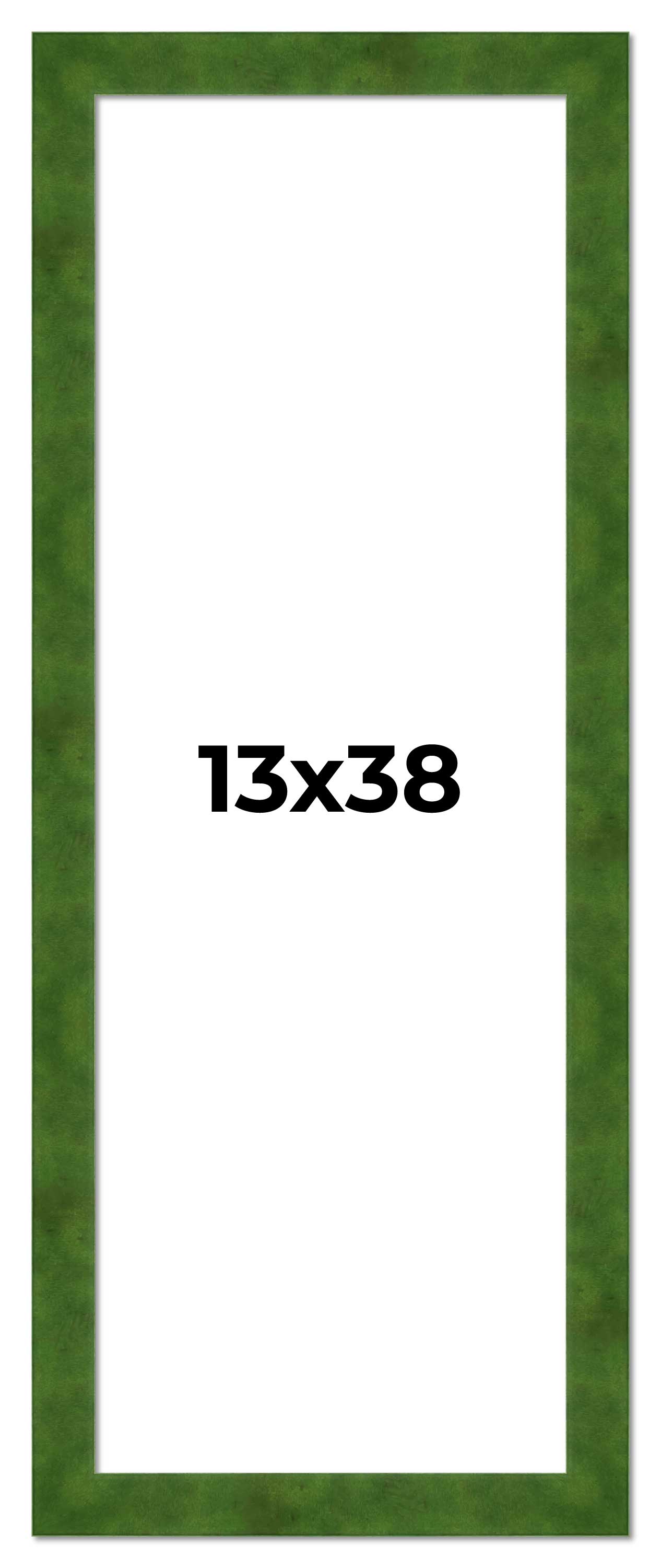 13x38 Frame Green Burl Solid Wood Picture Frame | 1.75 Inches Moulding ...