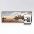 thumbnail image 1 of 13x39 Frame Gold Real Wood Picture Frame Width 0.75 inches | Interior Frame Depth 0.5 inches |, 1 of 7