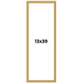 thumbnail image 1 of 13x39 Frame Gold Real Wood Picture Frame Width 1 inches | Interior Frame Depth 0.5 inches | Edwina, 1 of 8