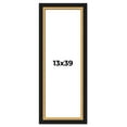 thumbnail image 1 of 13x39 Frame Gold Real Wood Picture Frame Width 2.25 Inches | Interior Frame Depth 0.5 Inches |, 1 of 8