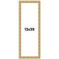 thumbnail image 1 of 13x39 Frame Gold Rustic Solid Wood Picture Frame | 1.25 Inch Wide Moulding | Rustique Gold, 1 of 8