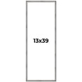 thumbnail image 1 of 13x39 Frame Silver Picture Frame - Modern Photo Frame Includes UV Acrylic Shatter Guard Front, Acid, 1 of 8