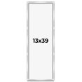 thumbnail image 1 of 13x39 Frame Silver Whitewashed Wood Grain Solid Wood Shadow Box | 0.75 Inch Moulding Width | 0.75, 1 of 8