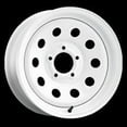 thumbnail image 1 of 1 Allied - Pacer 13x4.5 5X4.50 +00 55W White Mod Gloss White Wheel Rim, 1 of 3