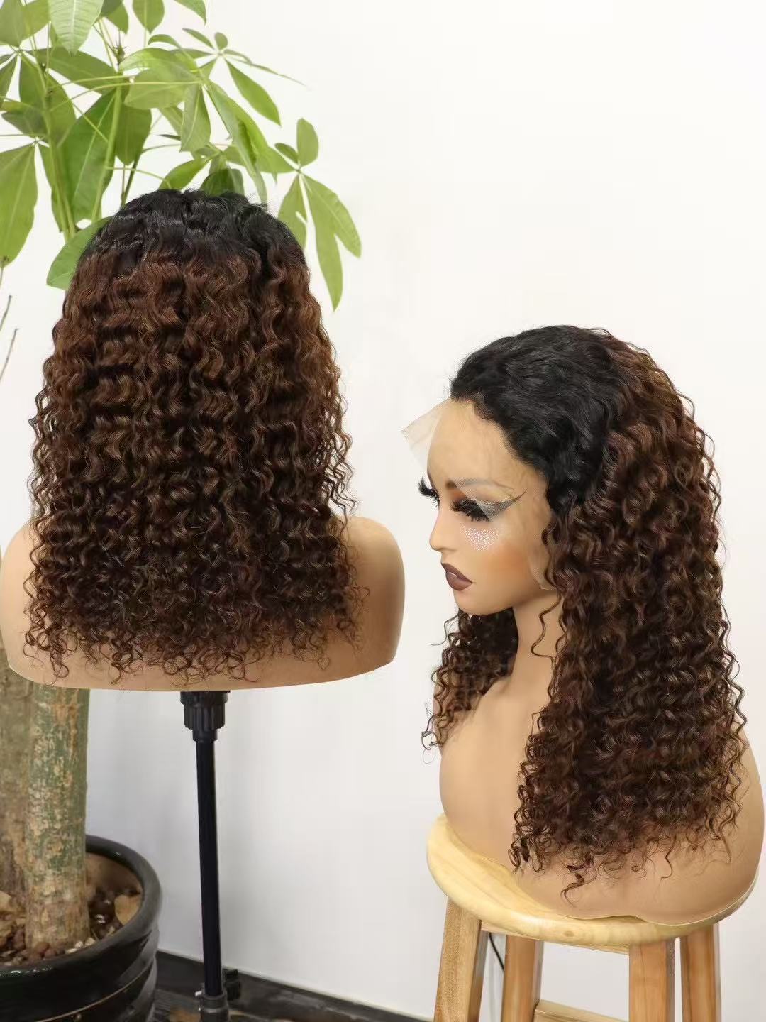13x4 Full Frontal Lace Glueless 16inch BOB Wig many Colors available WATER WAVE 200% High-Density Pre-Plucked Human Hair Wigs Specification