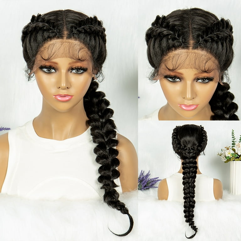 Synthetic wigs shop with baby hair