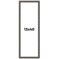 thumbnail image 1 of 13x40 Frame Black Brown Chestnut Mosaic Solid Wood Picture Frame | 1.125 Inch Moulding Width |, 1 of 8