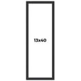 thumbnail image 1 of 13x40 Frame Black Real Wood Picture Frame Width 1.25 Inches | Interior Frame Depth 0.5 Inches |, 1 of 8