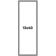 thumbnail image 1 of 13x40 Frame Blue Kingsley Pewter Solid Wood Picture Frame Width 0.75 Inches |Interior Depth 0.5, 1 of 8