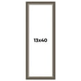thumbnail image 1 of 13x40 Frame Brown Solid Wood Picture Frame | 1.75 Inch Moulding Width | Austin Frame Complete with, 1 of 8
