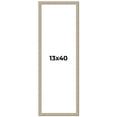 thumbnail image 1 of 13x40 Frame Grey Solid Wood Picture Frame Width 1 Inches | Interior Frame Depth 0.5 Inches |, 1 of 8