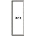 thumbnail image 1 of 13x40 Frame Silver Real Wood Picture Frame Width 1.125 Inches | Interior Frame Depth 0.5 Inches |, 1 of 8