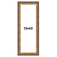 thumbnail image 1 of 13x40 Frame Vintage Gold Solid Wood Picture Frame | 2.5 Inch Moulding Width | Ornate Bronze Museo, 1 of 8