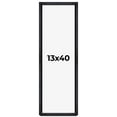 thumbnail image 1 of 13x40 Shadow Box Frame Black | 1 Inches Deep Real Wood Farmhouse Shadowbox Display Frame | UV, 1 of 6