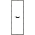 thumbnail image 1 of 13x41 Frame Silver Picture Frame - Complete Modern Photo Frame Includes UV Acrylic Shatter Guard, 1 of 8