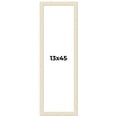 thumbnail image 1 of 13x45 Frame White Barnwood Picture Frame - Modern Photo Frame Includes UV Acrylic Shatter Guard, 1 of 8