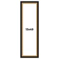 thumbnail image 1 of 13x49 Frame Gold Real Wood Picture Frame Width 2.25 Inches | Interior Frame Depth 0.5 Inches |, 1 of 8