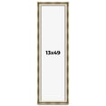 thumbnail image 1 of 13x49 Shadow Box Frame Silver | 1.75 inches Deep Real Wood Traditional Shadowbox Display Frame | UV, 1 of 8