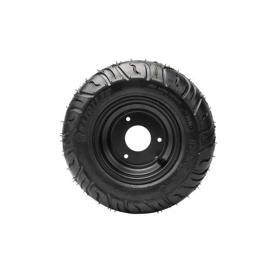 13x5.00-6 Tire and Wheel Rim Assembly 13x5-6 Lawn Mower Tire 3 Lug Rim 6" Go Kart Wheel Road Tire Tubeless for ATV Quad Buggy 4 Wheeler Scooter Mini Bike Garden Tractor Snow Blower Wheelbarrow
