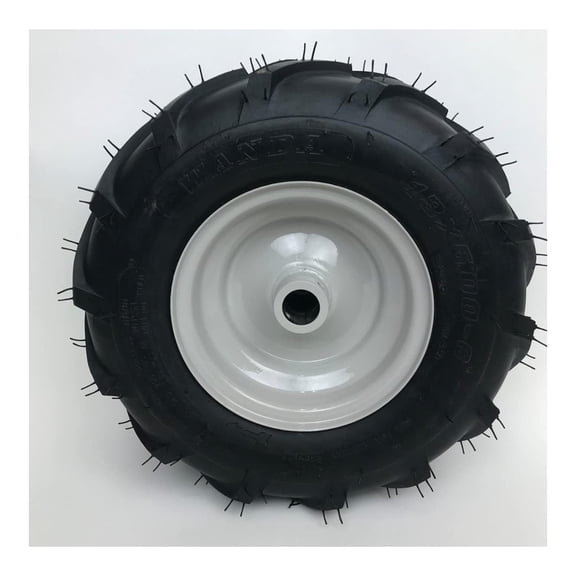 13x5.00-6 Tractor Tread Tire & Rim with 1 Inch Hub - Troy-Bilt Tiller Replacement Wheel