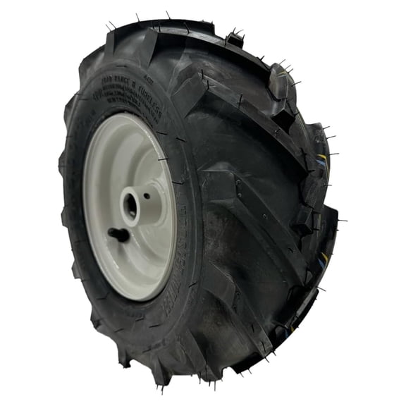 13x5.00-6 Tractor Tread Tire & Rim with 1 Inch Hub - Troy-Bilt Tiller Replacement Wheel