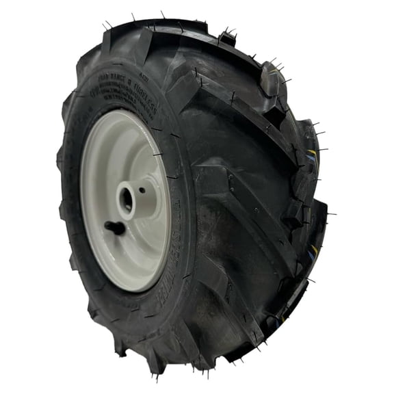 13x5.00-6 Tractor Tread Tire & Rim with 1 Inch Hub - Troy-Bilt Tiller Replacement Wheel
