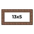 thumbnail image 1 of 13x5 Dark Brown Bamboo Real Wood Picture Frame Width 1.5 inches | Interior Frame Depth 0.5 inches |, 1 of 8