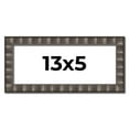 thumbnail image 1 of 13x5 Frame Black Brown Chestnut Mosaic Solid Wood Picture Frame | 1.125 Inch Moulding Width |, 1 of 8