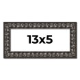 thumbnail image 1 of 13x5 Frame Black-Brown Medieval Solid Wood Picture Frame | 1.5 Inch Moulding Width | Gotham Beveled, 1 of 8