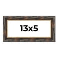 thumbnail image 1 of 13x5 Frame Gold Real Wood Picture Frame Width 1.5 inches | Interior Frame Depth 0.5 inches |, 1 of 8