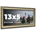 thumbnail image 1 of 13x5 Frame Silver Solid Wood Picture Frame Width 1.125 Inches | Interior Frame Depth 0.375 Inches |, 1 of 8