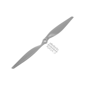 Uxcell 13 x 6.5 inch Propeller RC Propellers 2-Vane Blades Props Gray with Adapter Rings for RC Airplane Aircraft Prop